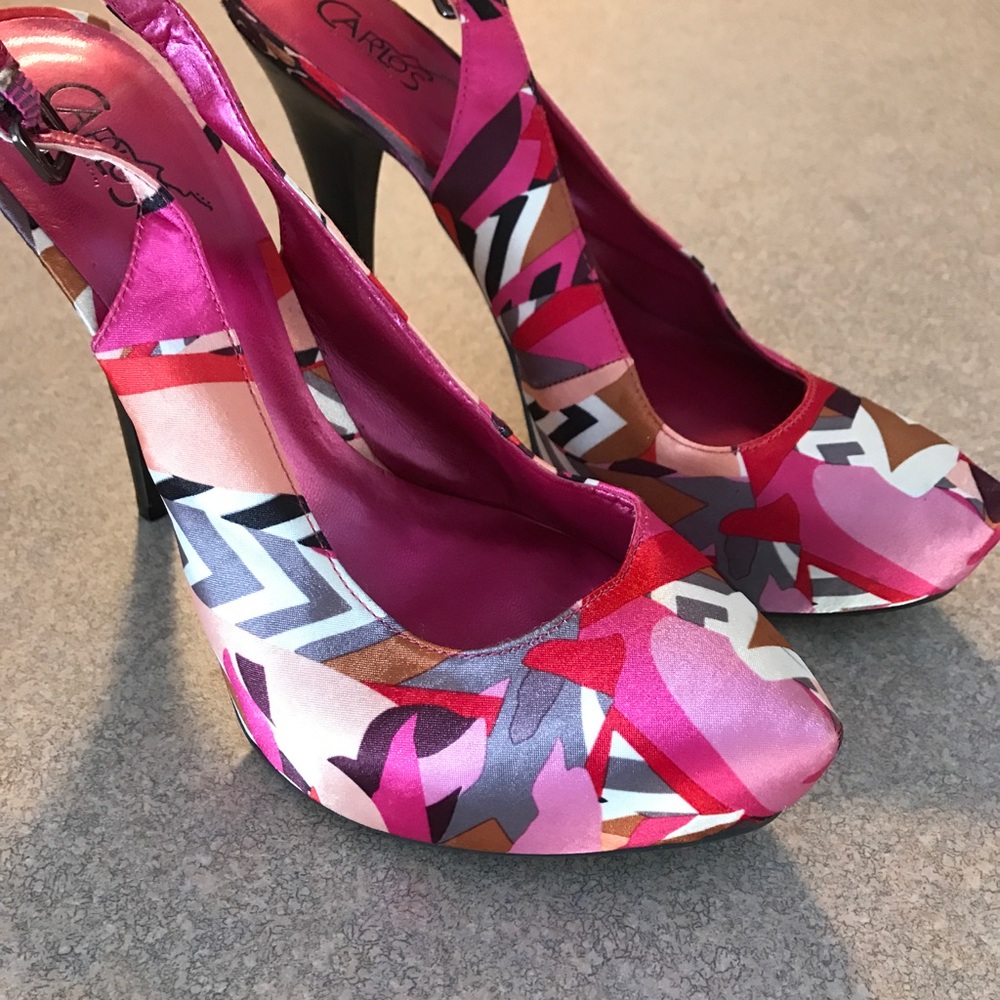 Multi-colored Slingback
